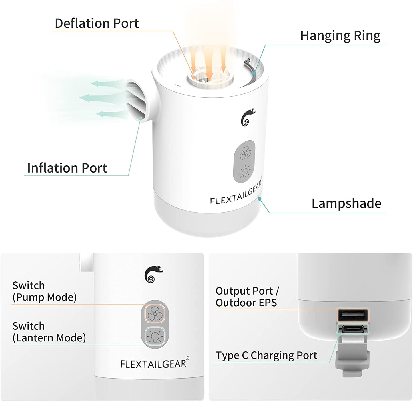 FLEXTAILGEAR Portable Air Pump